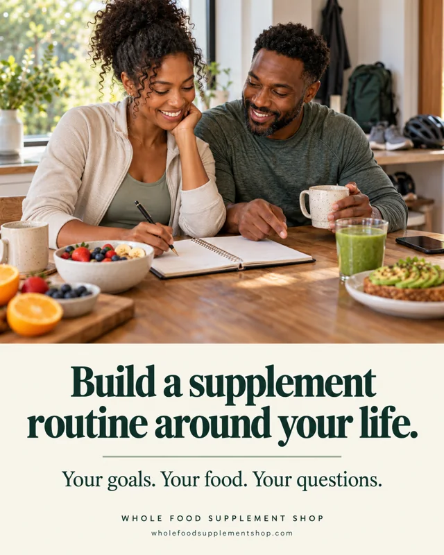 Adults reviewing their weekly routine